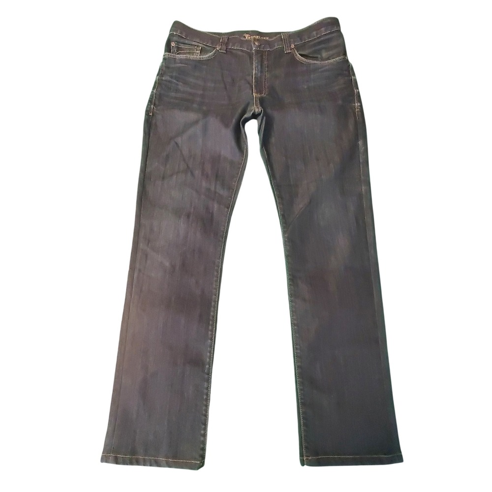 Fidelity Jeans Mens 36x30 Blue 5011/36 Straight Leg M3010 Sabbath Rinse Wash USA